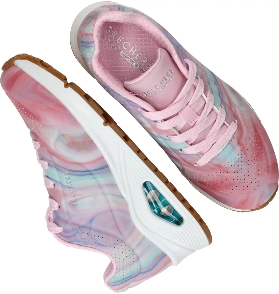 Skechers Uno Gen1 Marble Sweetheart Meisjes Sneakers - afbeelding 6 van 6