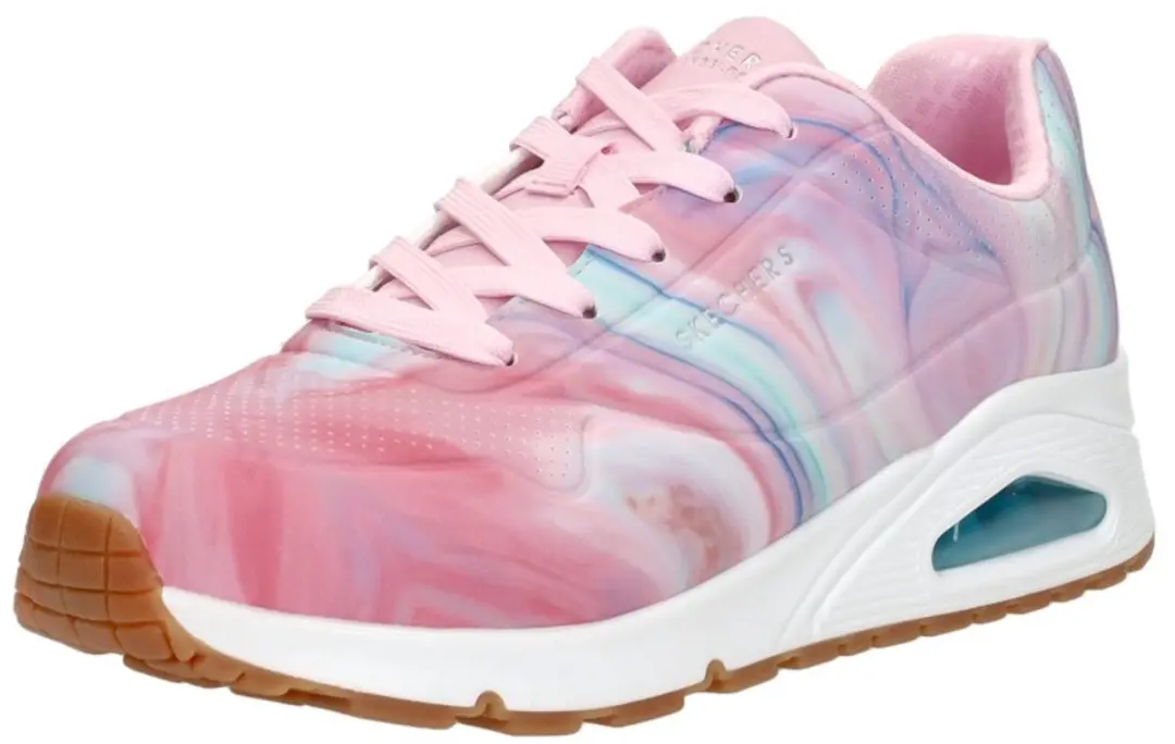 Skechers Uno Gen1 Marble Sweetheart Meisjes Sneakers - afbeelding 5 van 6