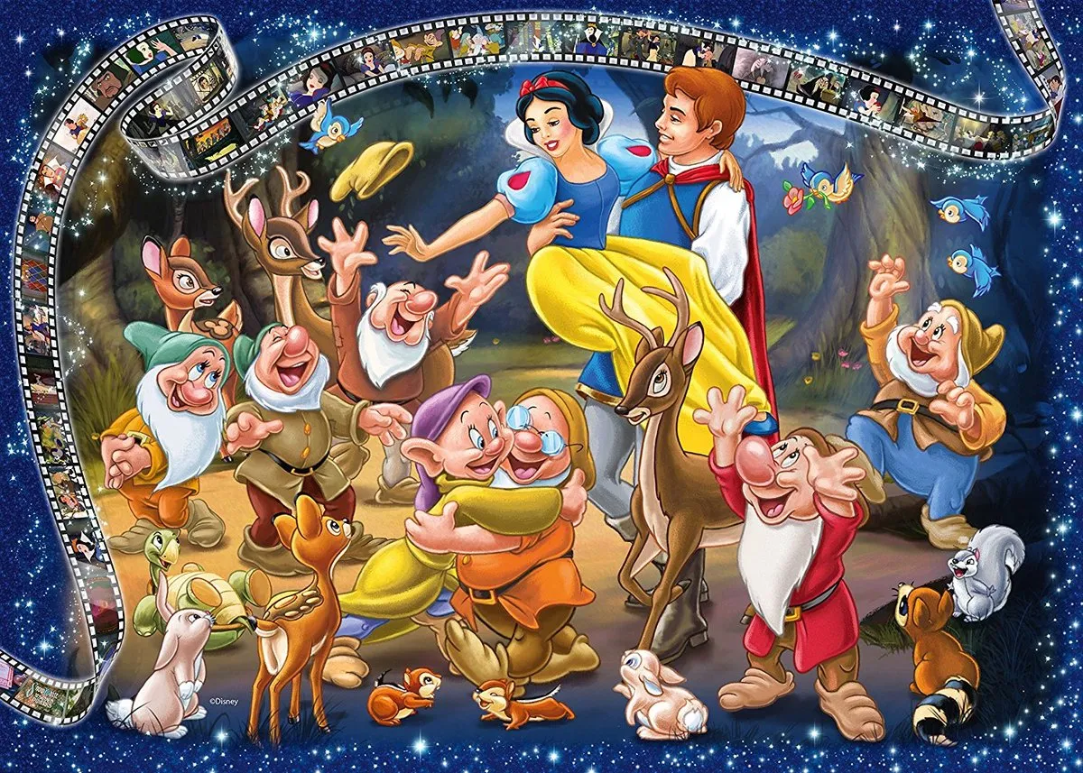 Ravensburger Disney Sneeuwwitje Legpuzzel 1000 Stuks - Multicolor