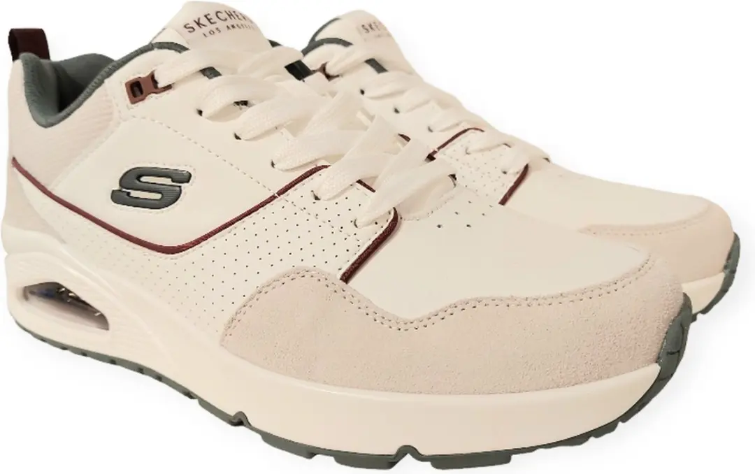 Skechers UNO Retro One 183020 Sneaker - Wit/ Groen