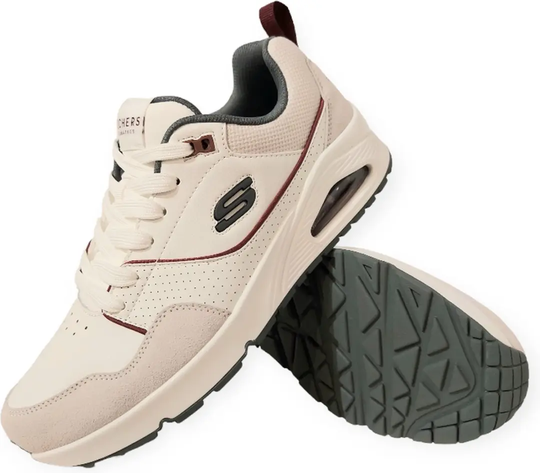 Skechers UNO Retro One 183020 Sneaker - Wit/ Groen