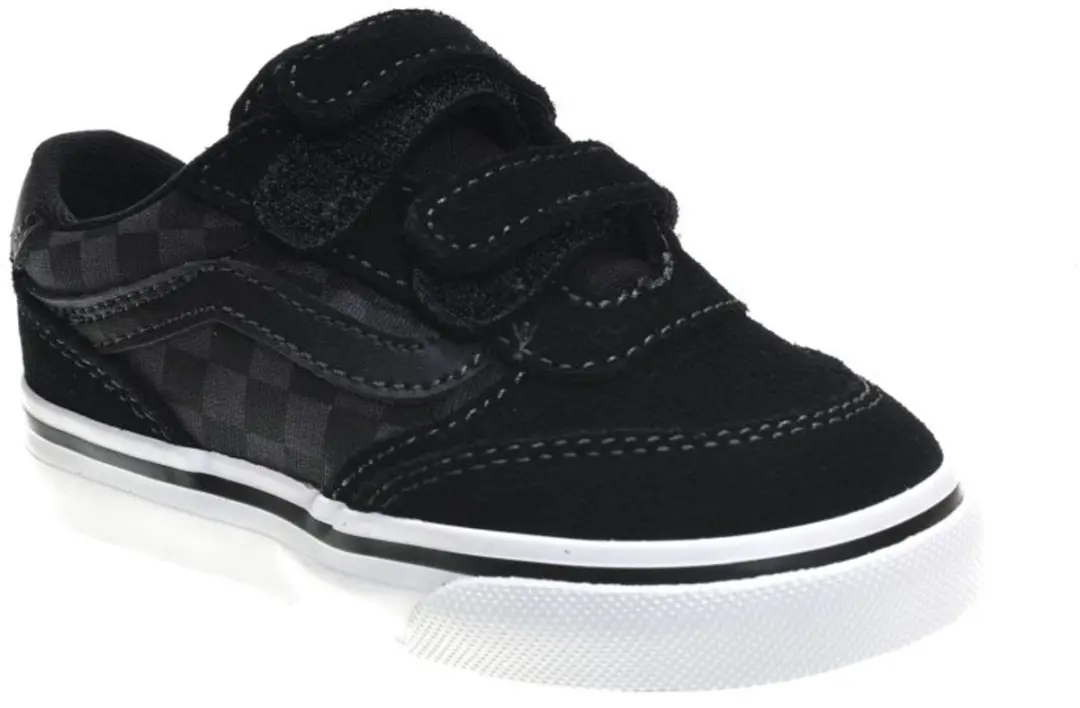 Vans Brooklyn LS V CHECKERBOARD Sneakers - Zwart/Dark Grey - afbeelding 4 van 6