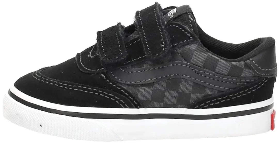 Vans Brooklyn LS V CHECKERBOARD Sneakers - Zwart/Dark Grey - afbeelding 2 van 6