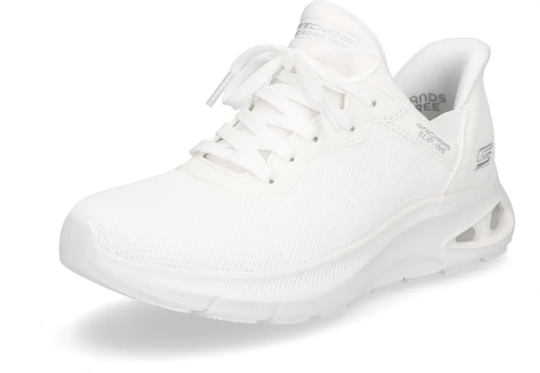 Skechers dames sportschoenen Bobs Unity Pinch of Luck wit
