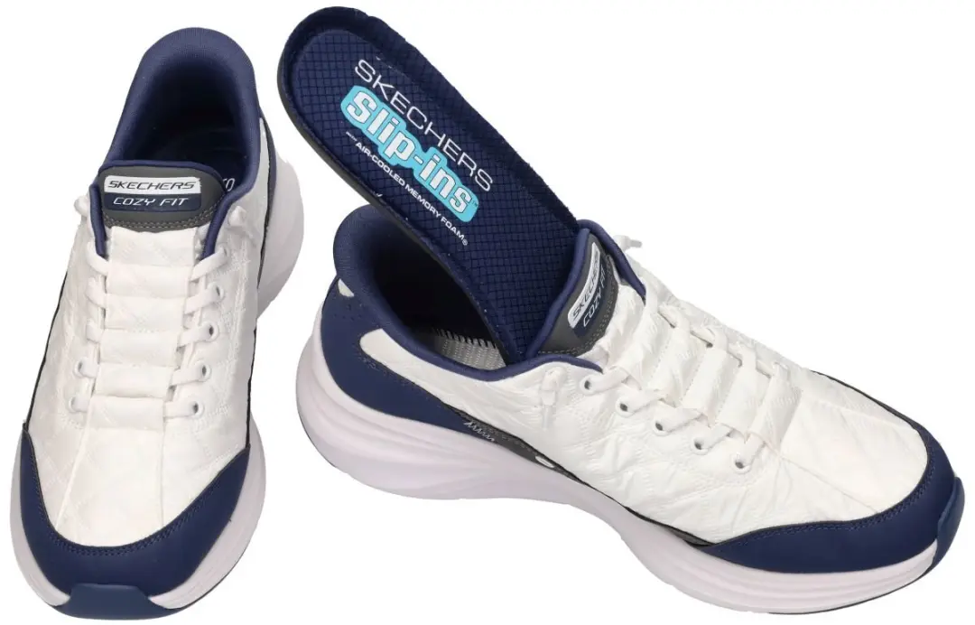 Skechers Heren Sneakers 42.5 - Wit - afbeelding 6 van 6
