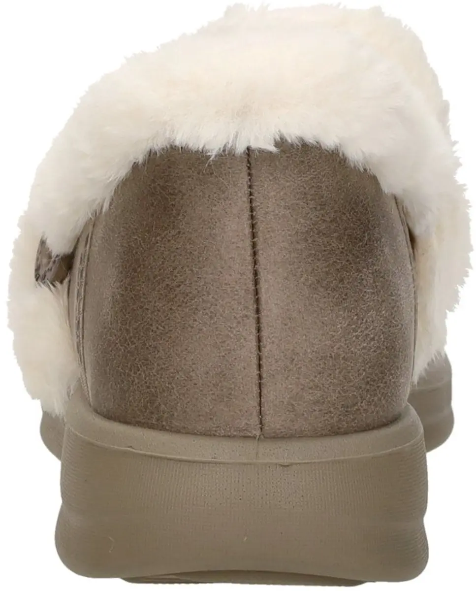 Skechers Cozy Escape Dames Sloffen - Taupe