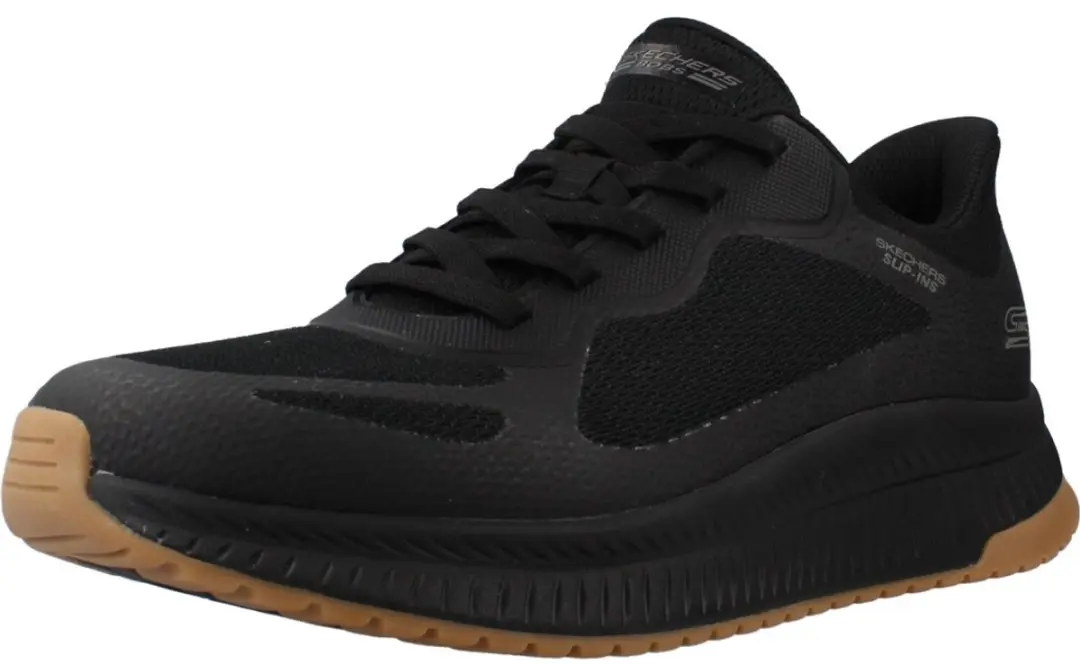 Skechers BOBS Squad 4 Heren Instappers - Zwart - afbeelding 3 van 6