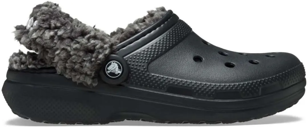Crocs Classic Fleece Lined Clog Instappers Zwart