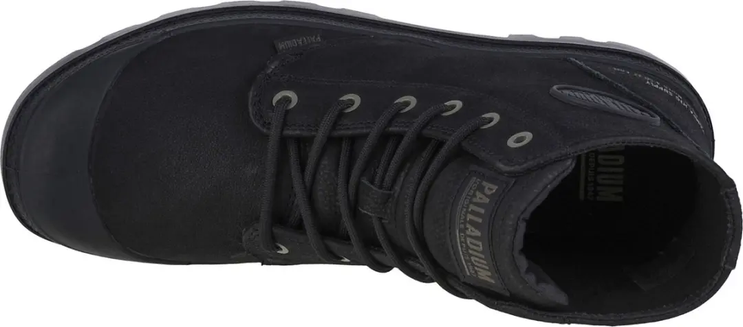 Palladium Pampa Hi Supply Lth Unisex Sneakers - Zwart 36