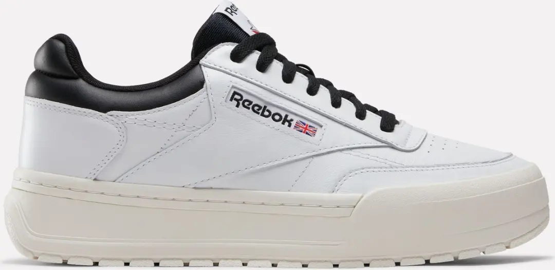 Reebok CLUB C MEGACOURT Wit -Zwart Dames Sneakers