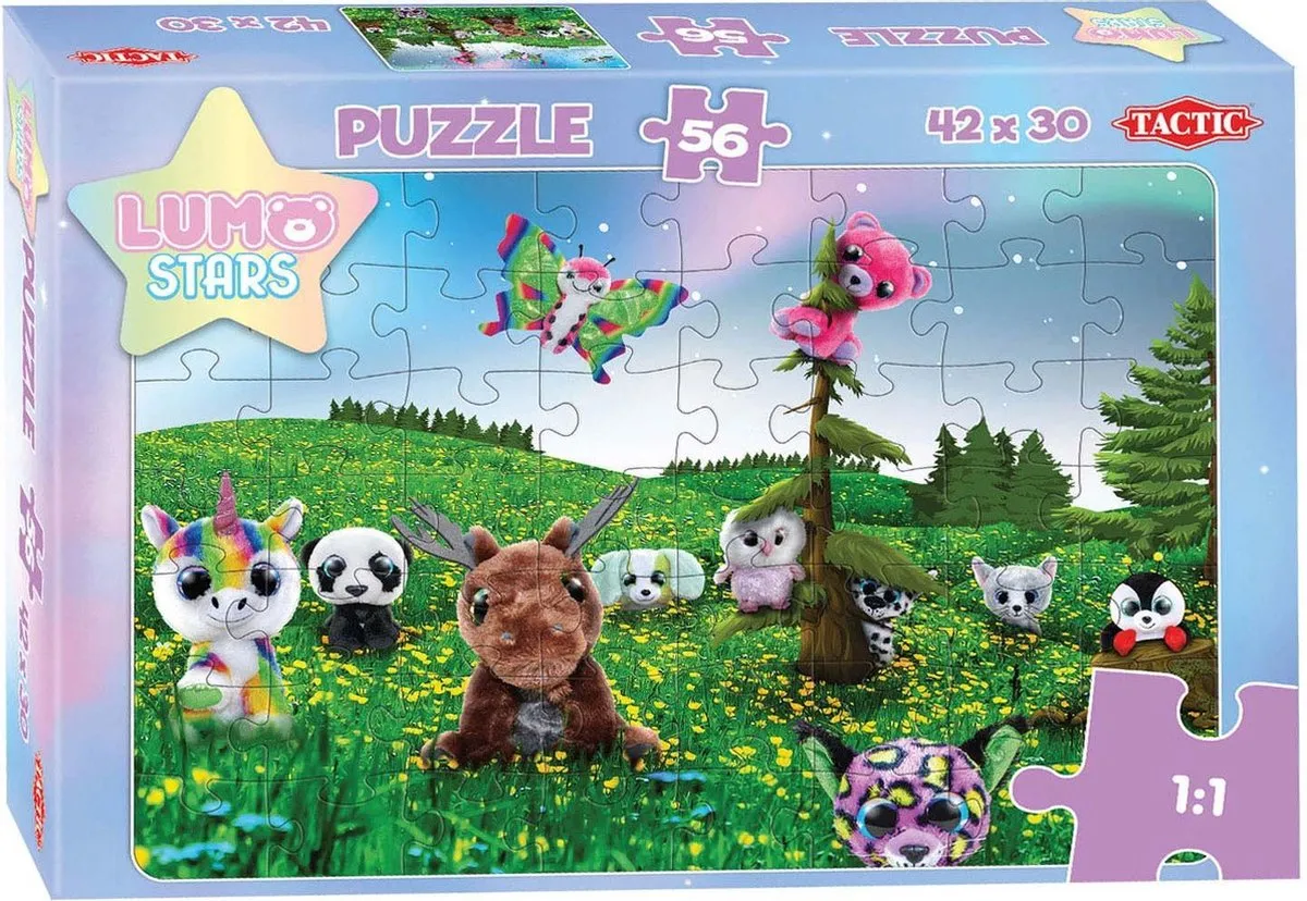 Tactic Lumo Stars Puzzel 56 Stukjes