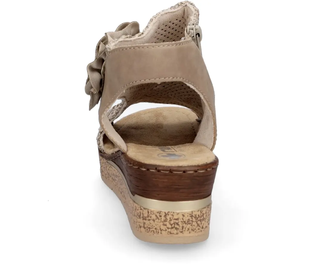 Rieker 63791 Sandalen - Vrouwen Grijs 39 - afbeelding 6 van 6