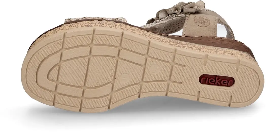 Rieker 63791 Sandalen - Vrouwen Grijs 39