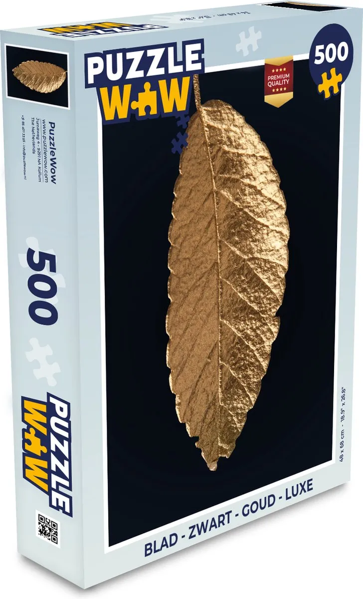 PuzzleWow Natuur Legpuzzel 500 Stuks - Multicolor