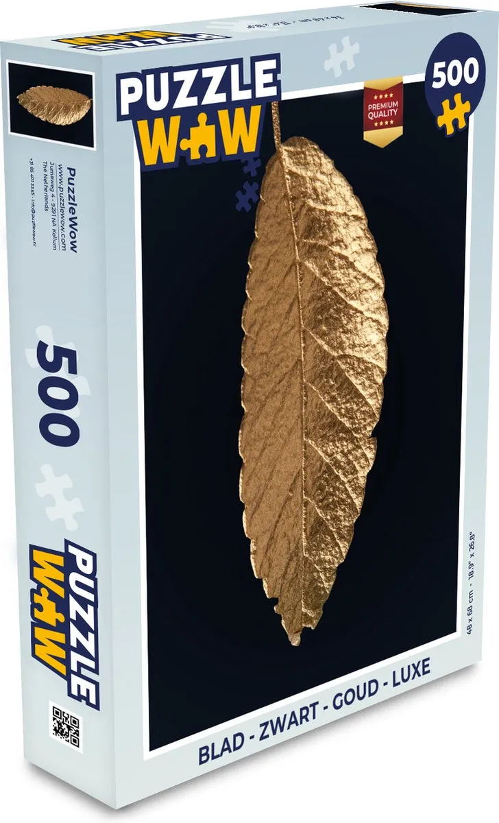 PuzzleWow Natuur Legpuzzel 500 Stuks - Multicolor