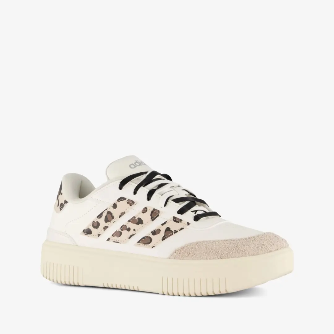 Adidas Courtblock Bold dames sneakers beige