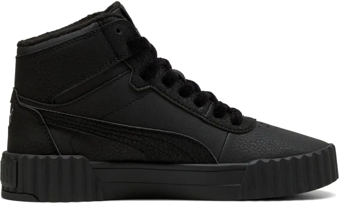 PUMA Carina 3.0 Mid WTR Dames Sneakers - 36 - Zwart/Zilver