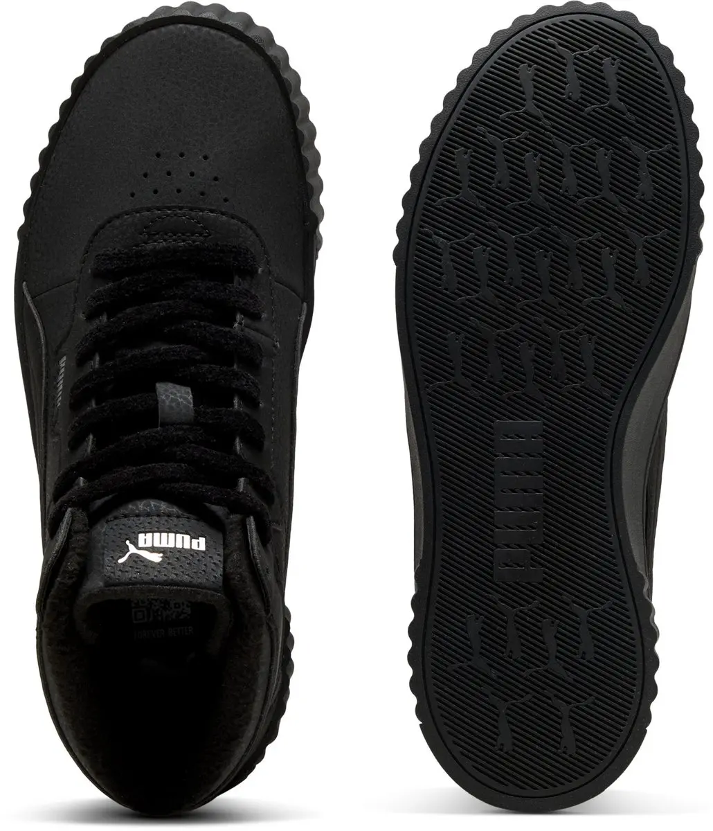 PUMA Carina 3.0 Mid WTR Dames Sneakers - 36 - Zwart/Zilver