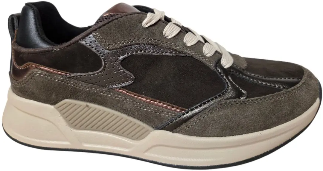Gabor 0104.03.003 Rolling Soft Sneakers Bruin Brons Suede Dames