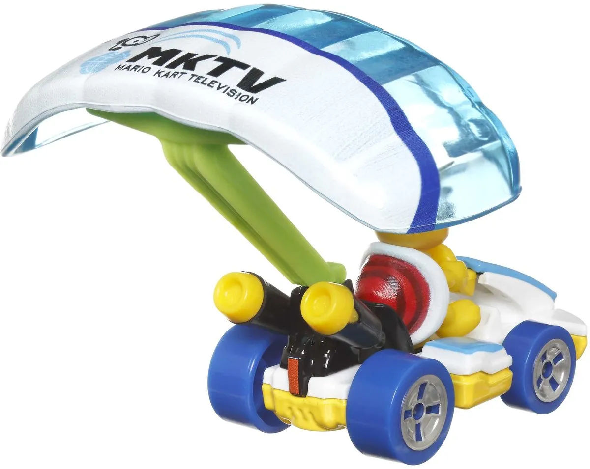 Hot Wheels Mariokart Lakitu Kart + Glider 1:64 - HDB45