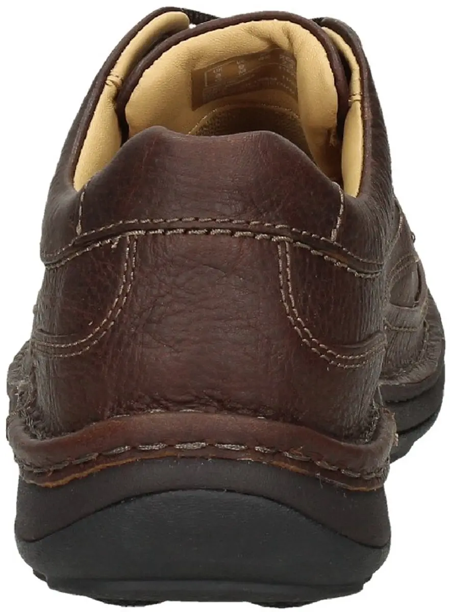 Clarks Nature Three Heren Pantoffels - G - Mahogany Leather - Maat 42.5