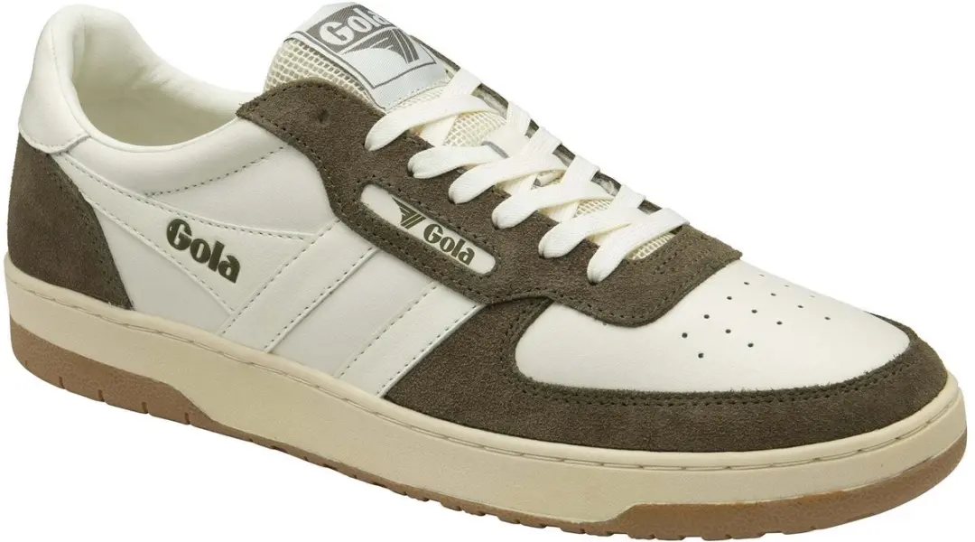 Gola Hawk 89 CMB760 Trainers - 44 - Gebroken wit/kaki