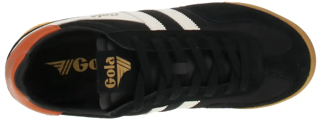Gola Europa Herensneaker - Zwart-Off-Wit-Moody Orange - afbeelding 5 van 6