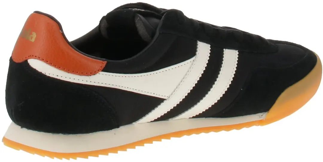 Gola Europa Herensneaker - Zwart-Off-Wit-Moody Orange - afbeelding 6 van 6