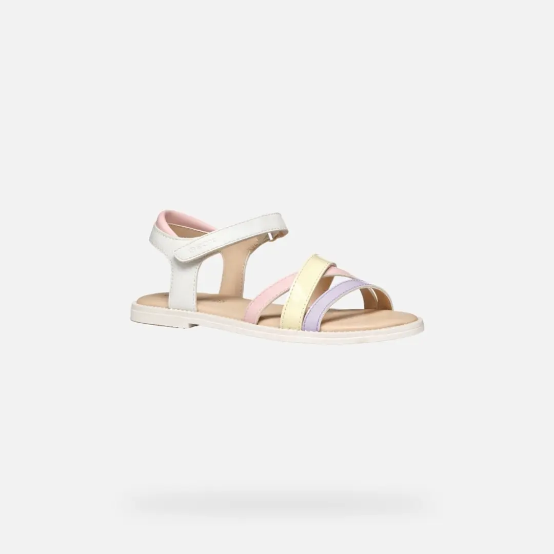 Geox Karly Sandalen - Witte/Lila - Maat 36