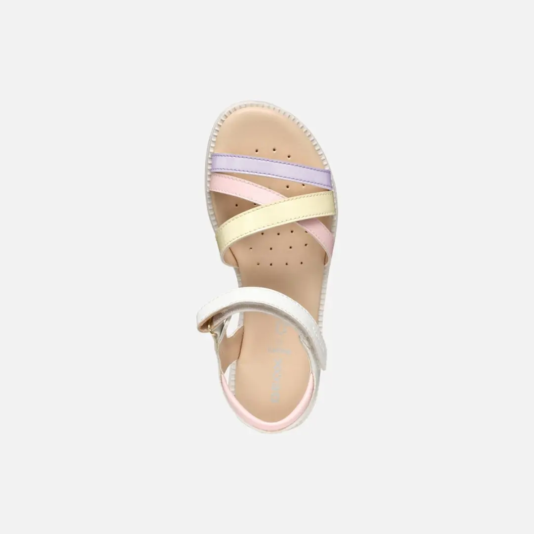 Geox Karly Sandalen - Witte/Lila - Maat 36