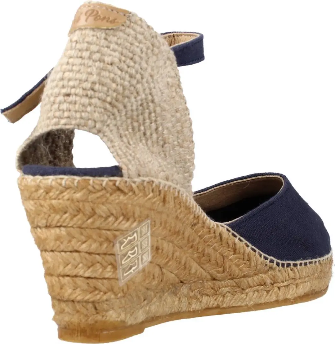 Toni Pons Caldes Wedge Espadrilles 38 - Navy - afbeelding 3 van 6