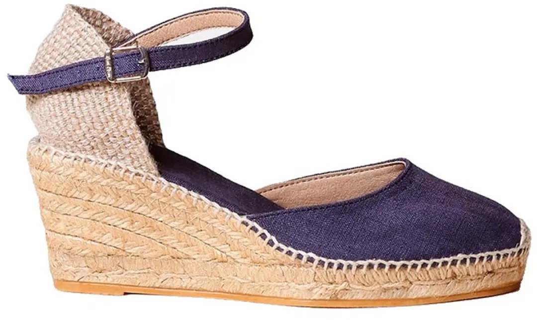 Toni Pons Caldes Wedge Espadrilles 38 - Navy - afbeelding 5 van 6