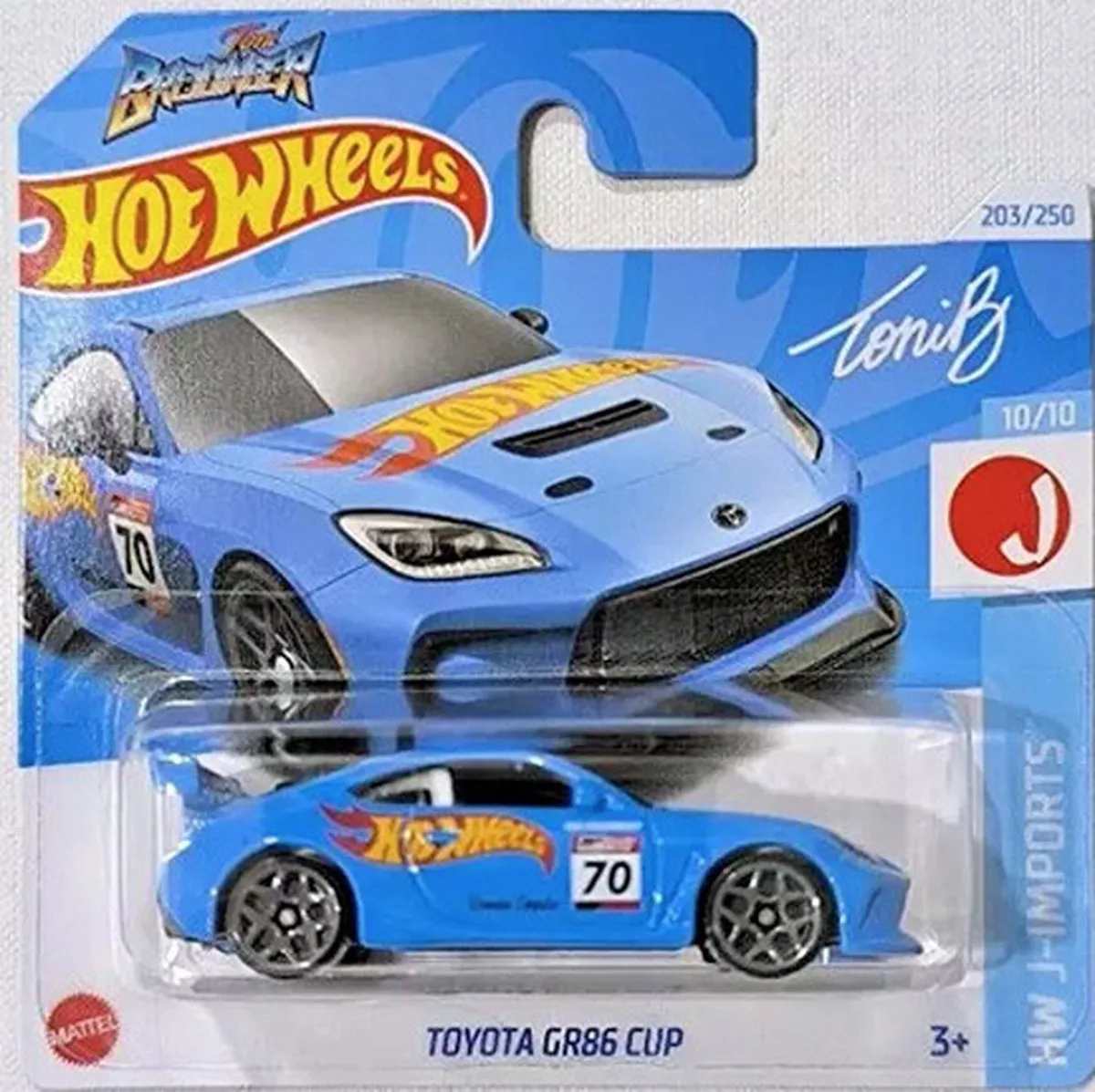 Hot Wheels Toyota GR86 Cup Toni Breidinger Blauw 1:64 - 21A