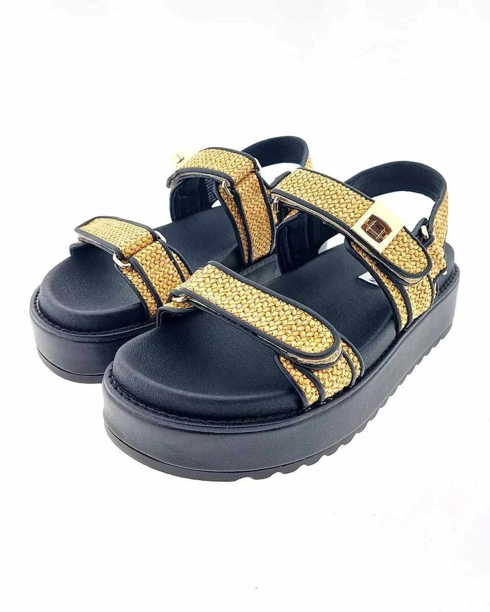 Steve Madden Bigmona Sandalen - 38 - Zwart/Combi