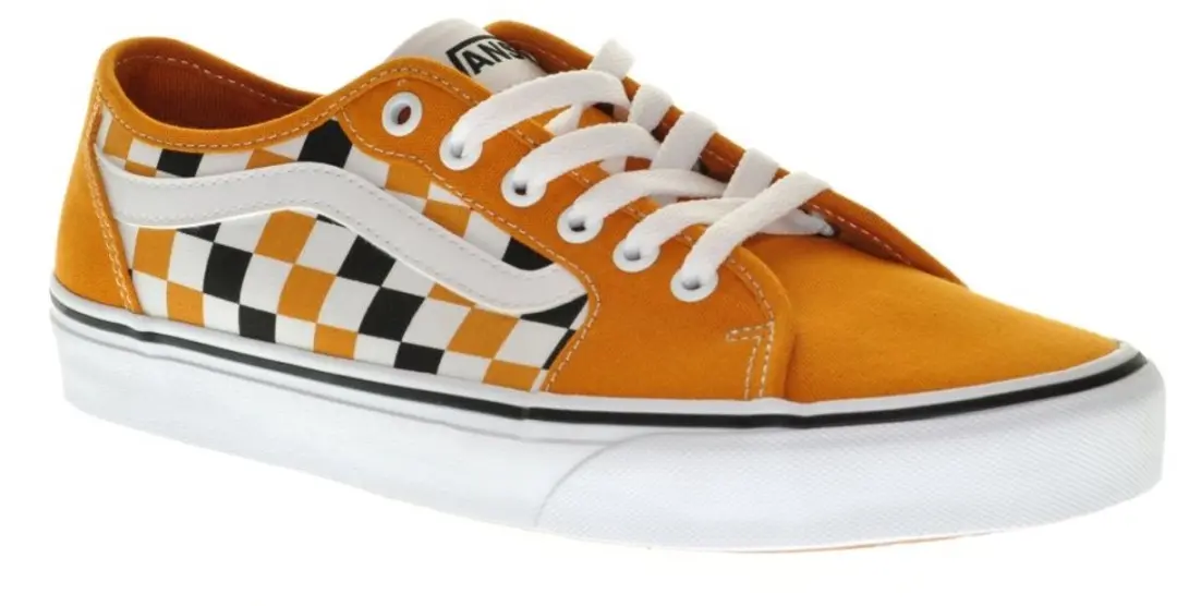 Vans Filmore Decon Gold White Checkered Herensneaker Canvas maat 41