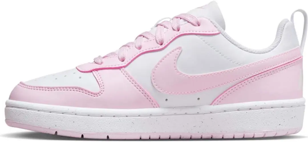 Nike Court Borough Low Recraft GS Sneakers - 38.5 - Wit/Roze - afbeelding 5 van 6