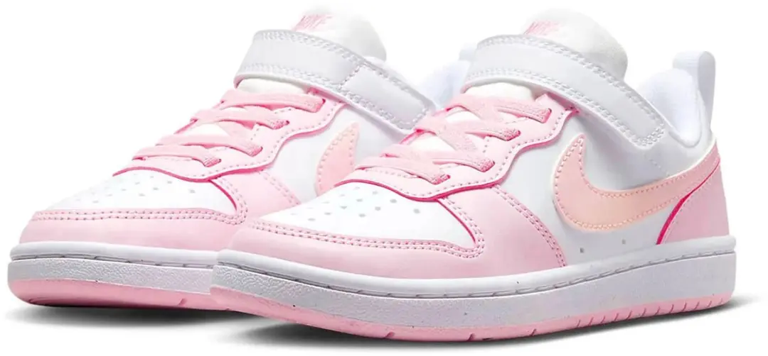 Nike Court Borough Low Recraft (PS) Sneakers - 27.5 - Roze/Wit - afbeelding 2 van 6