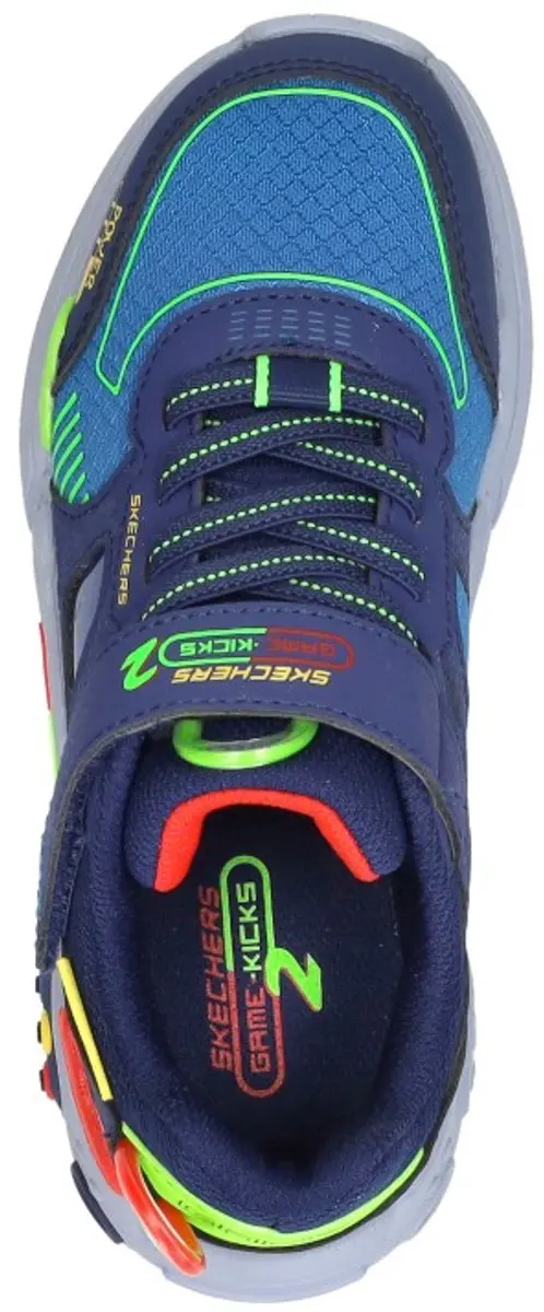 Skechers Game Kicks: Gametronix 2.0 Klittenband Laag - Sneakers - Unisex - Blauw - afbeelding 5 van 6