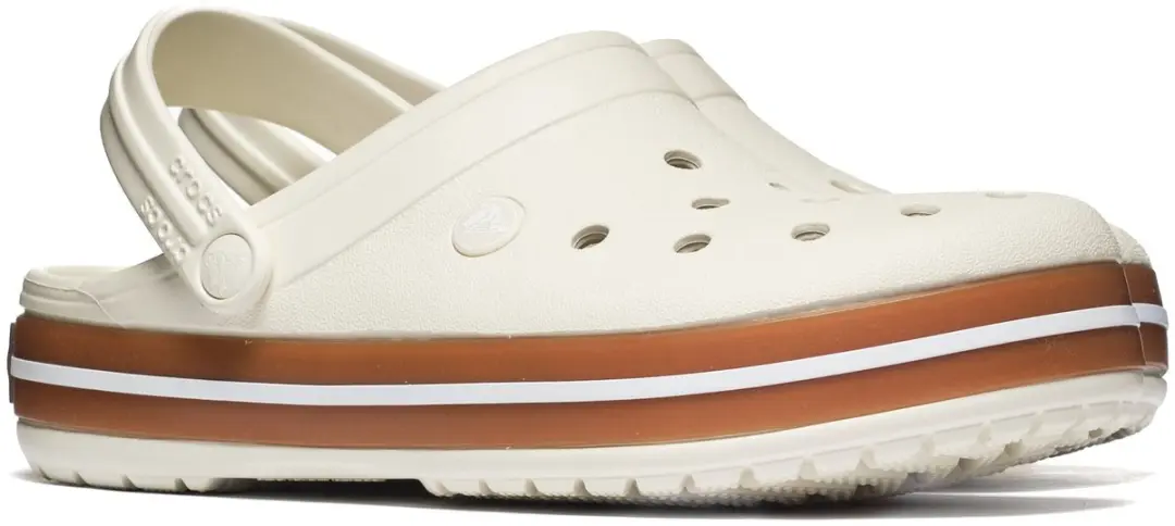Crocs Crocband Gum Klompen Wit EU 41-42