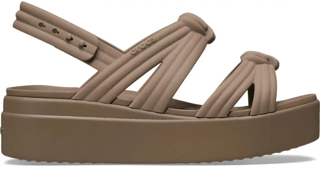 Crocs Brooklyn Low Wedge Sandalen Bruin - afbeelding 2 van 6