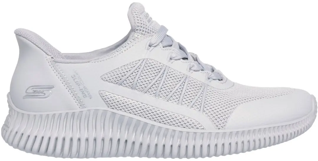 SKECHERS BOBS GEO LITE DIVINE PACE 117413-LTGY Skechers sneakers dames grijs EU