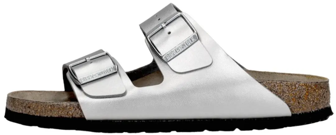 Birkenstock Arizona Slides - Zilver - Maat 39 - afbeelding 3 van 6
