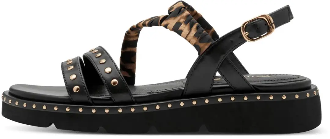 Tamaris Dames Sandalen 36 - Black Comb