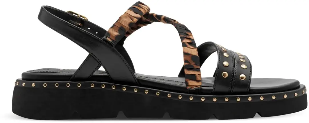Tamaris Dames Sandalen 36 - Black Comb