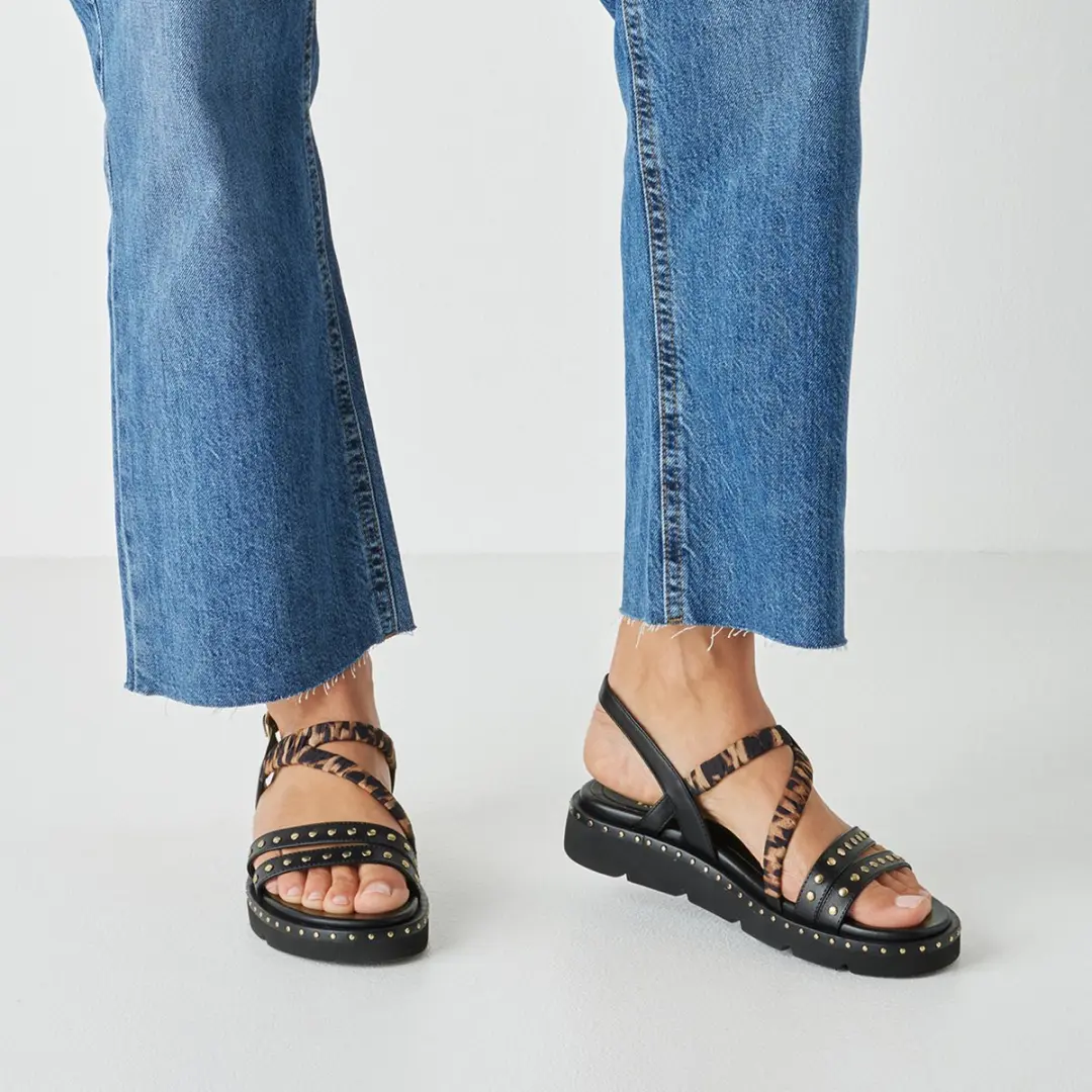 Tamaris Dames Sandalen 36 - Black Comb