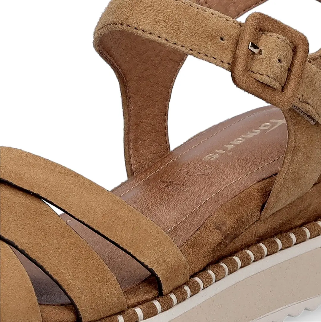 Tamaris Dames Sandalen 38 - Bruin