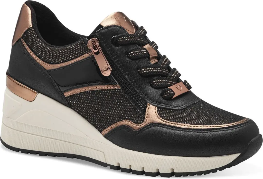 Marco Tozzi Dames Sneaker 2-23743-42 071 F-breedte Maat: 39 EU