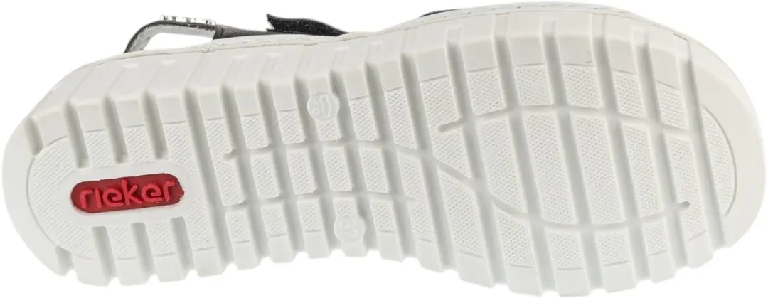 Rieker V1382-00 Sandalen - Zwart - afbeelding 4 van 5