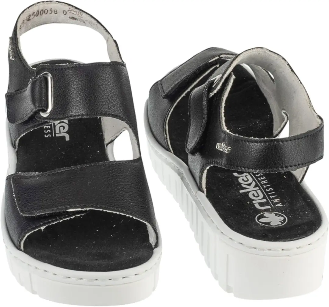 Rieker V1382-00 Sandalen - Zwart - afbeelding 5 van 5