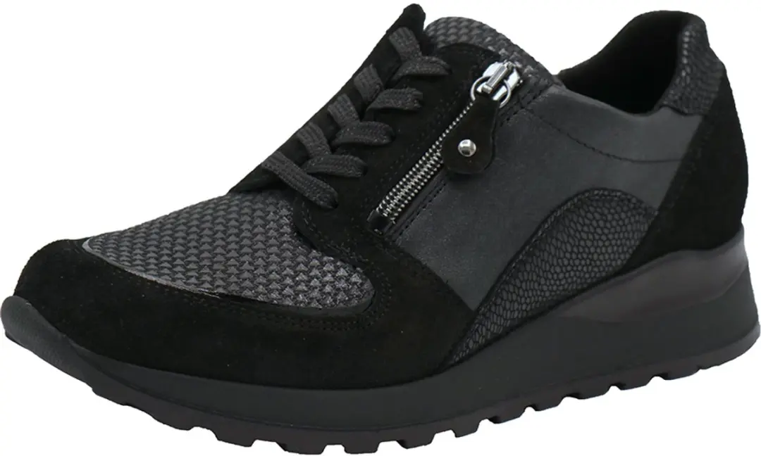 Wäldlaufer Bungeez Dames Sneaker H64007 Hiroko - Zwart - Maat 40